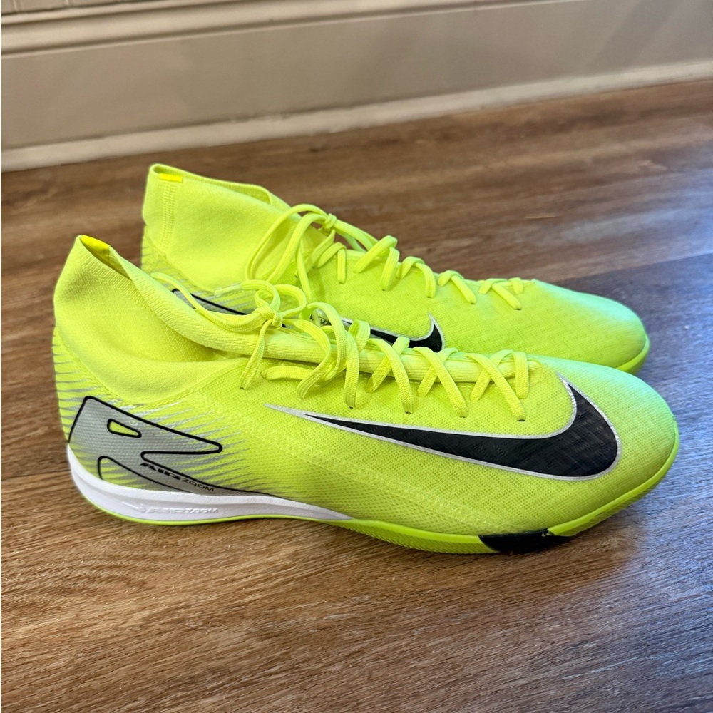 Nike Mercurial Superfly 7 Academy IC Volt Indoor Soccer Shoes Mens 9 - Picture 3 of 8